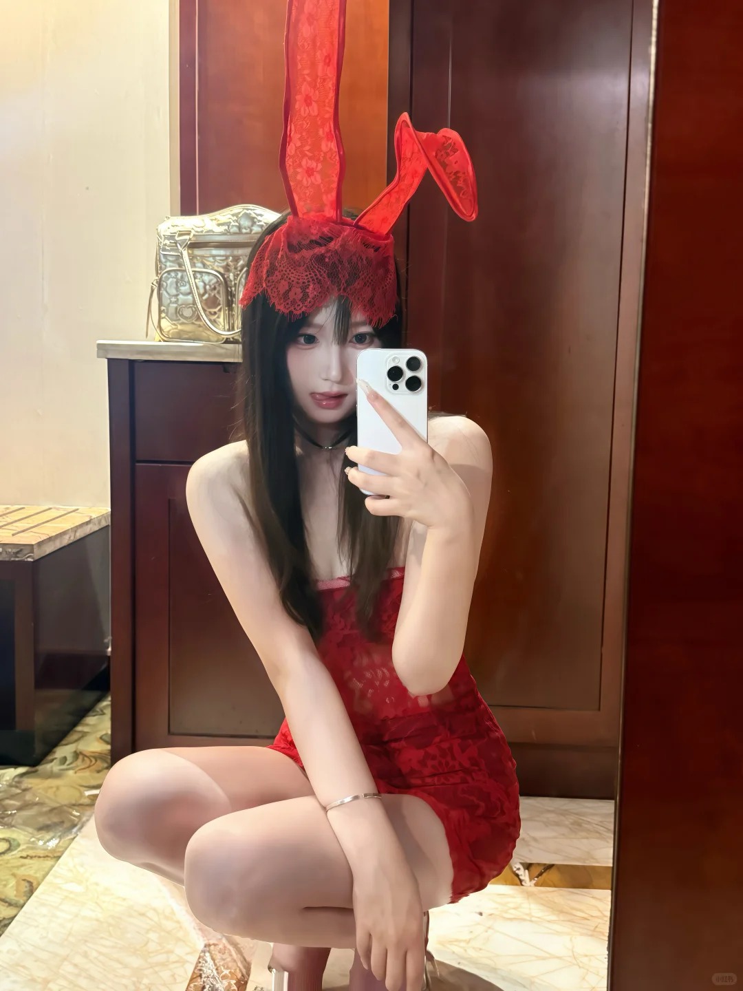 a beautiful woman in a dangerous situation